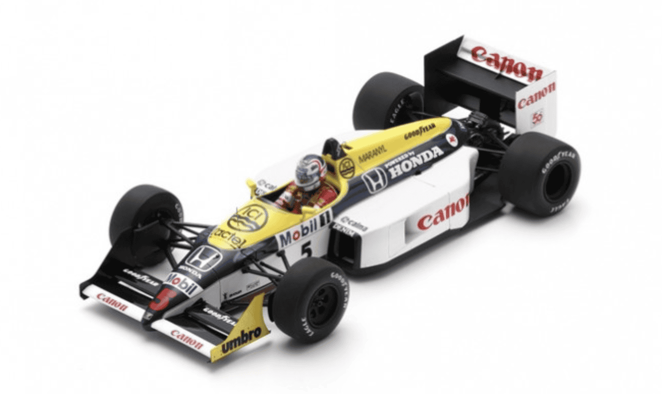 WILLIAMS FW11B #5  WINNER BRITISH GP 1987 1/18 SPARK