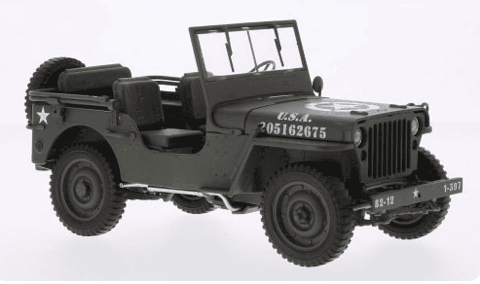 JEEP 1941 WILLYS MB WELLY 1/18
