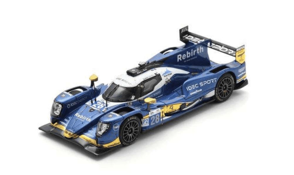 ORECA 07 - GIBSON NO.28 IDEC SPORT 3RD LMP2 CLASS LE MANS 24H 2024 P. LAFARGUE - J. VAN UITERT - R. DE GERUS SPARK 1/43