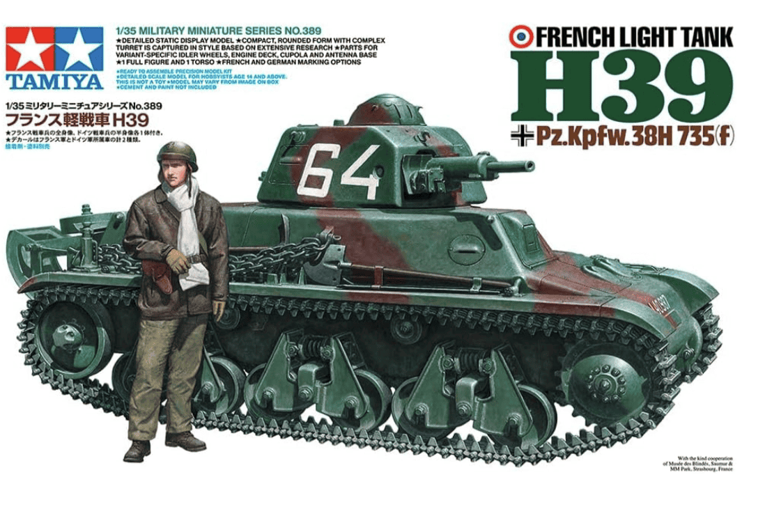 FRENCH LIGHT TANK  H39 TAMIYA 1/35