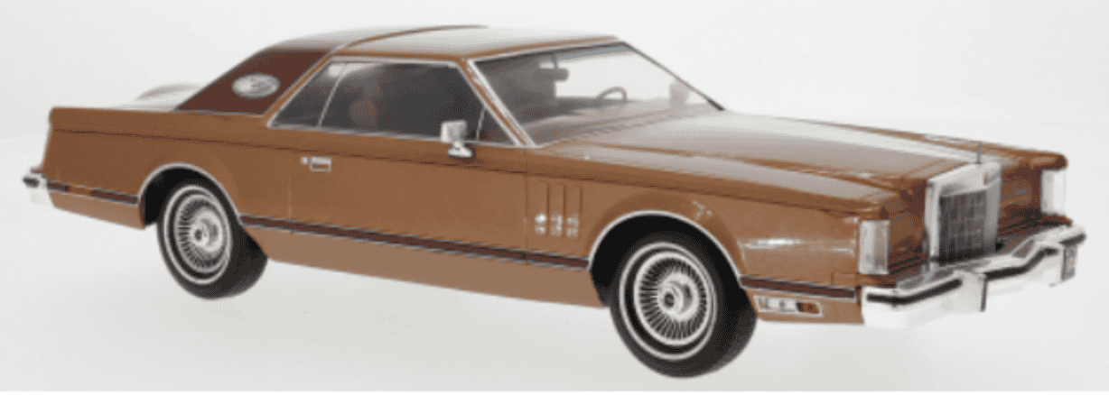 Lincoln Continental Mark V 1978 Cuivre 1/18 MODEL CAR