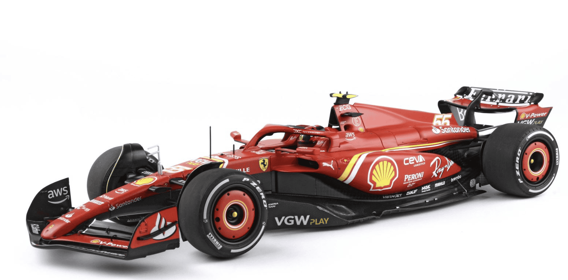 Ferrari SF24 Australian GP 2024 C. Sainz #55 WINNER BBR 1/18
