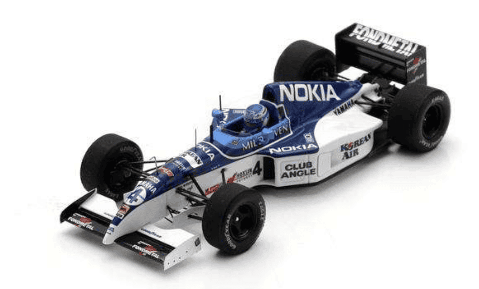 TYRRELL 023 NO.4 TYRRELL YAMAHA ITALIAN GP 1995 MIKA SALO SPARK 1/43