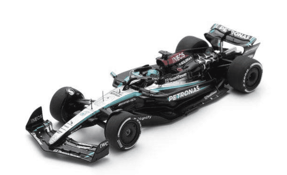 MERCEDES-AMG PETRONAS FORMULA ONE TEAM NO.63 F1 W15 E PERFORMANCE WINNER LAS VEGAS GP 2024 GEORGE RUSSELL SPARK 1/43