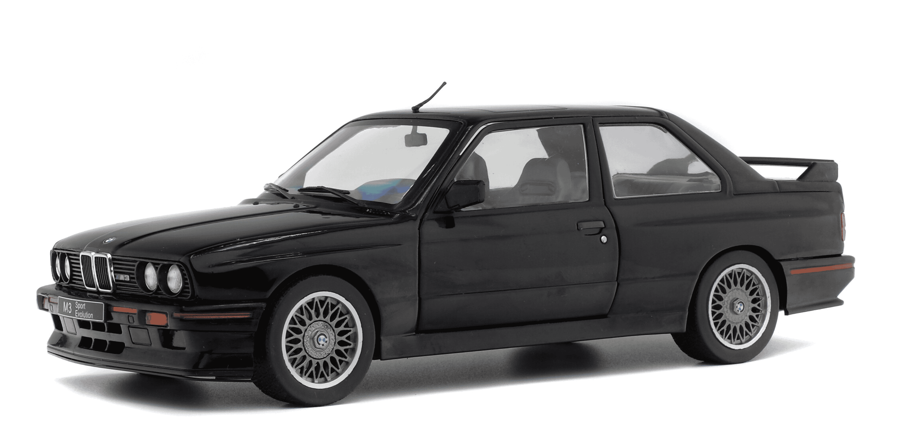 BMW E30 SPORT EVO – BLACK – 1990 SOLIDO 1/18