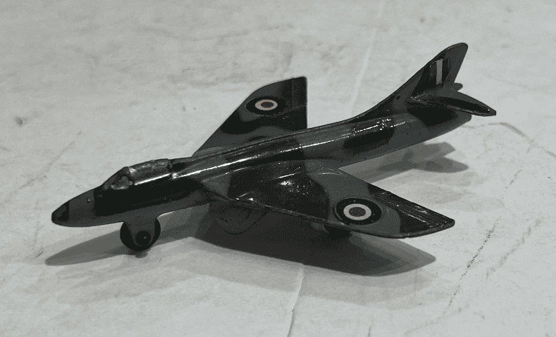 HAWKER HUNTER FIGHTER DINKY TOYS 1/200°