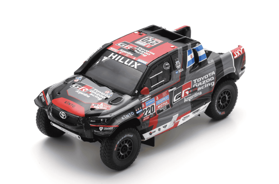TOYOTA HILUX NO.220 7TH DAKAR RALLY 2023 J. CRUZ YACOPINI - D. OLIVERAS CARRERAS 1/43
