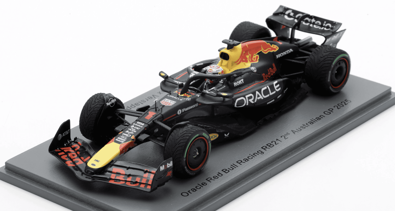 RED BULL RACING RB21 NO.1 ORACLE RED BULL RACING 2ND AUSTRALIAN GP 2025 MAX VERSTAPPEN SPARK 1/43