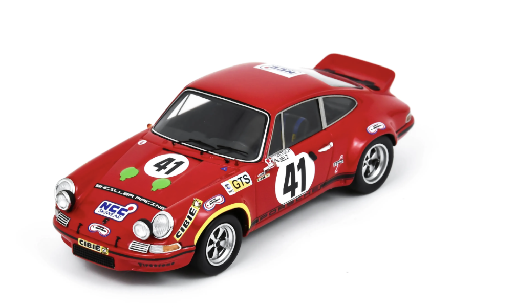 PORSCHE CARRERA RSR 2.8 NO.41 16TH LE MANS 24H 1973 F. VETSCH - J. SELZ SPARK 1/43