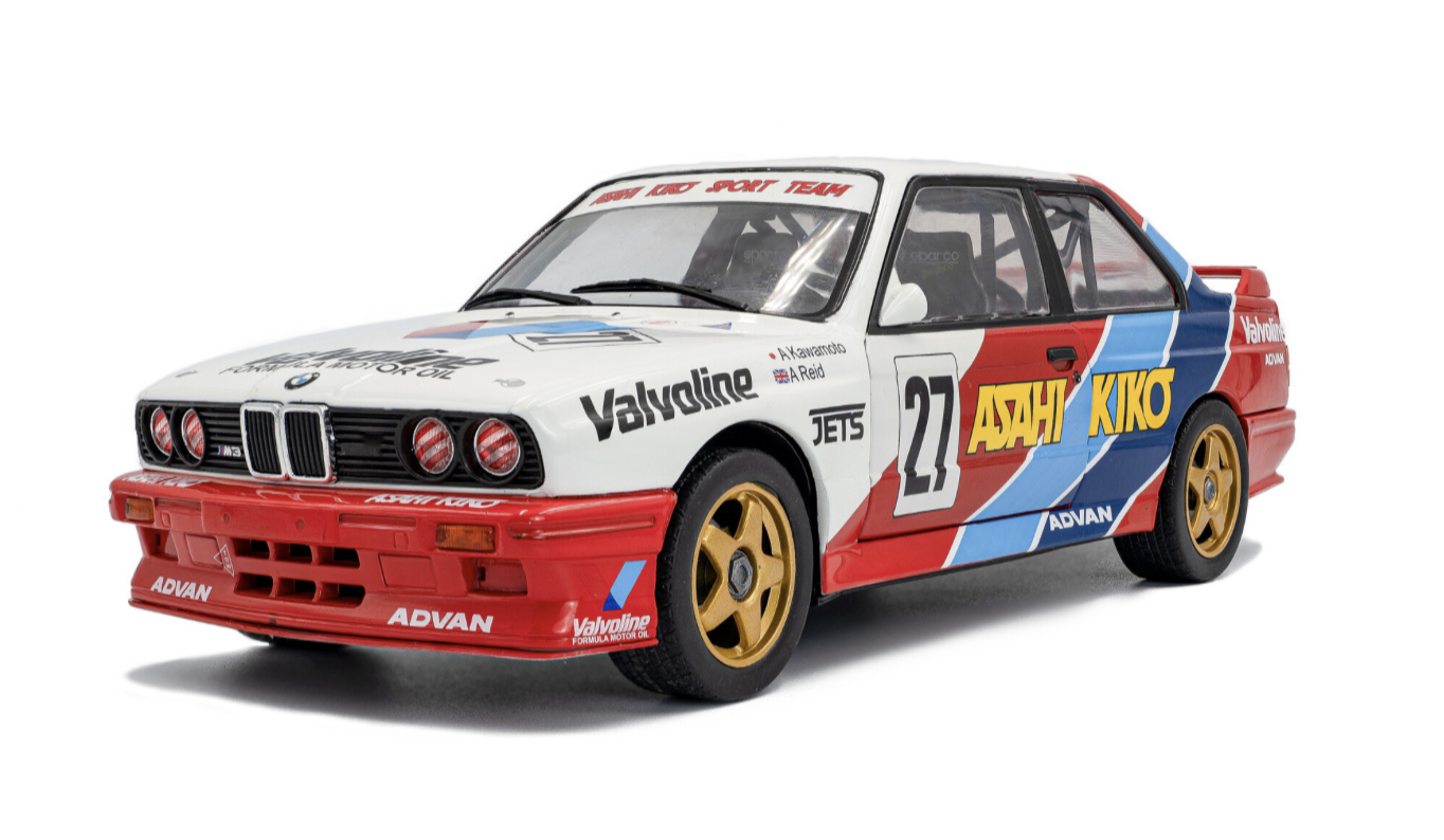 BMW M3 1986  #27 KAWAMOTO SOLIDO 1/18