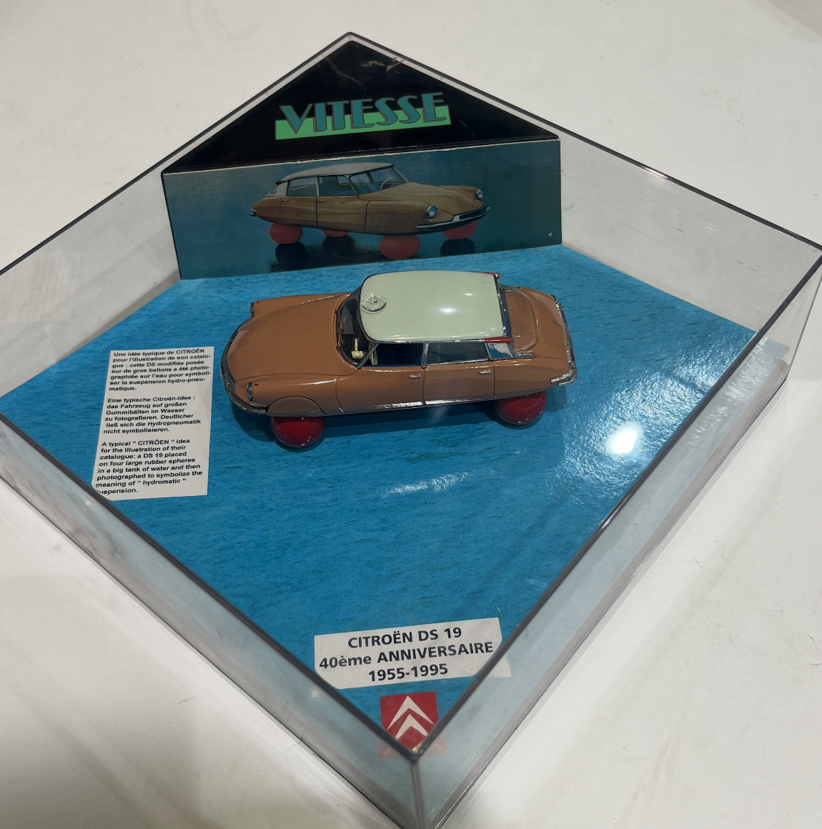 CITROEN DS 19 40E ANNIVERSAIRE 1955-1995 VITESSE 1/43