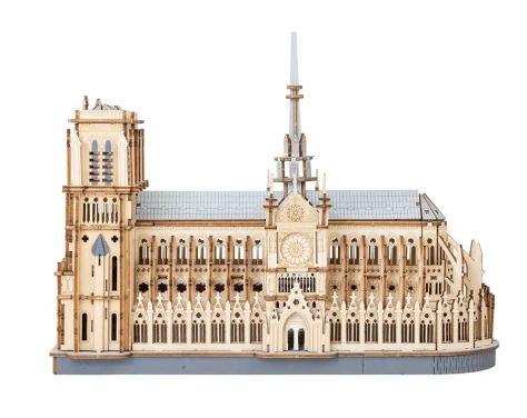Puzzle 3D en bois - Cathédrale de Paris ROWOOD