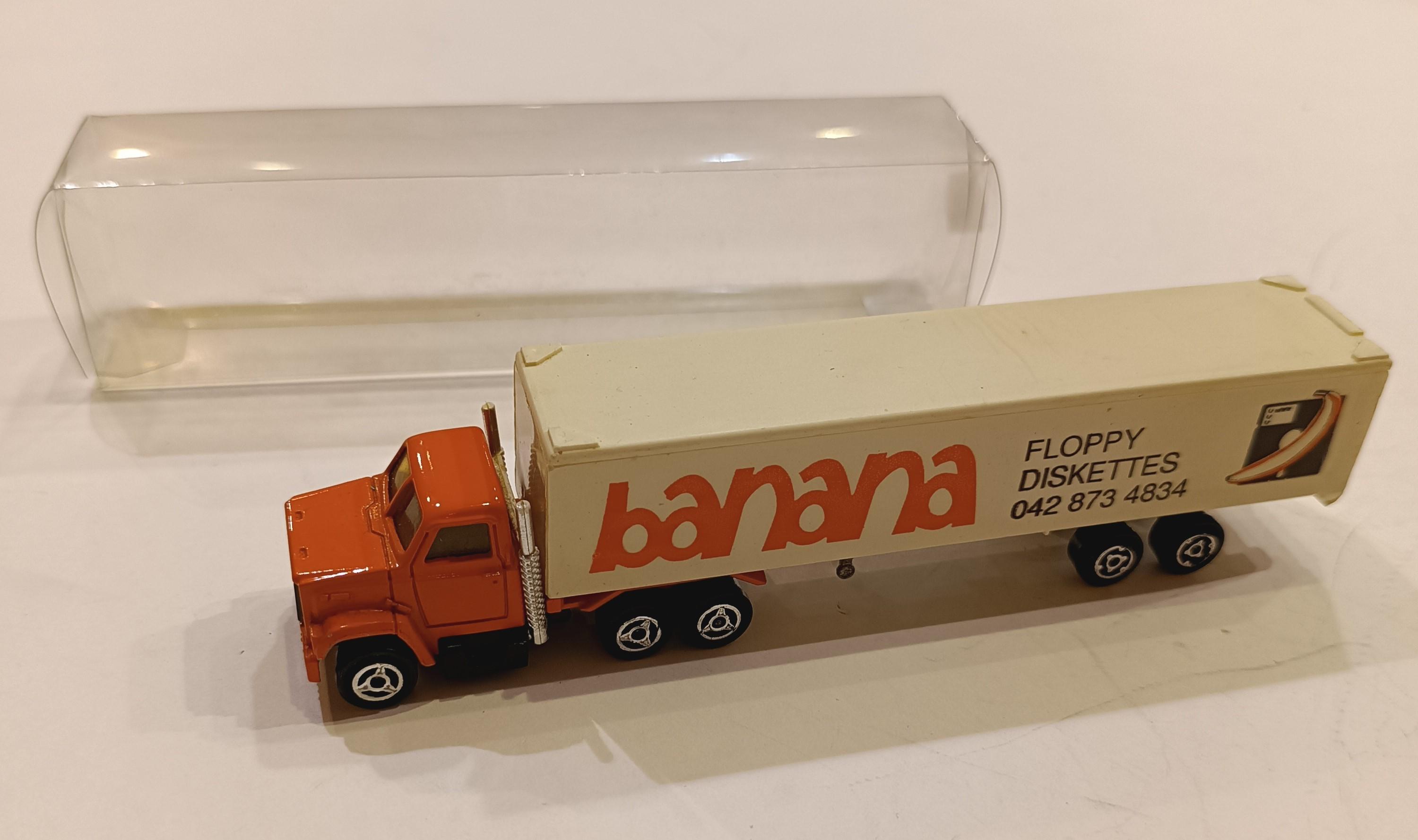 camion banana majorette 1/100