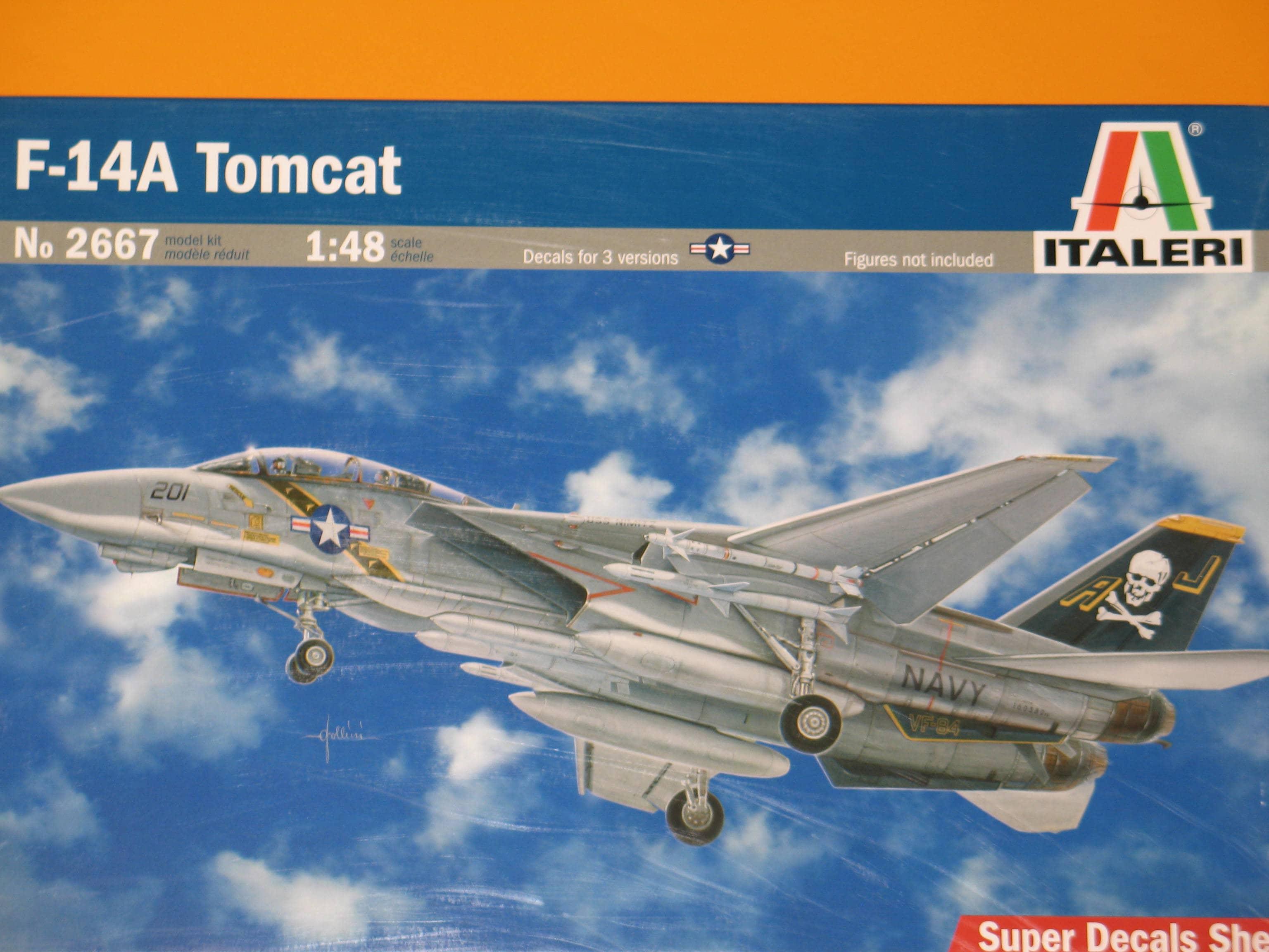 GRUMMAN F-14A TOMCAT 1970 ITALERI 1/48*