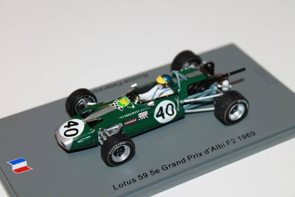 LOTUS 59 N°40 5EME GRAND PRIX D'ALBI F2 1969 SPARK 1/43°