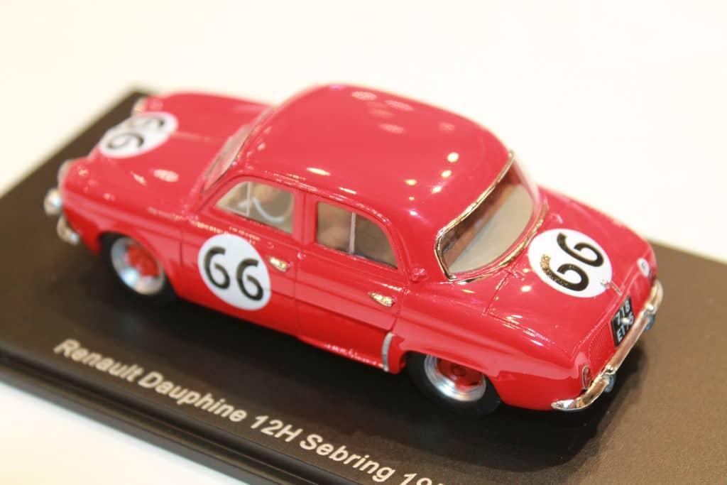 RENAULT DAUPHINE N°66 12H SEBRING SPARK 1/43°