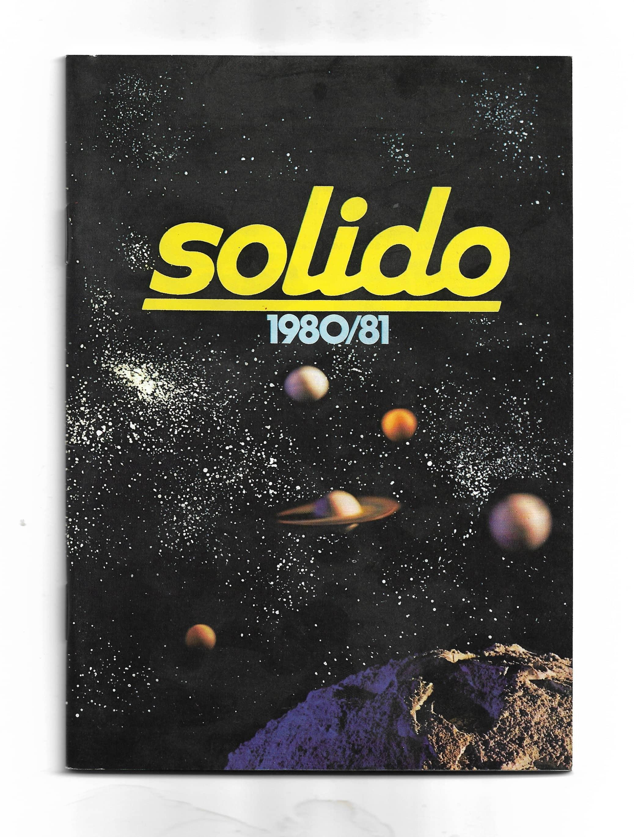 CATALOG SOLIDO FRANCE 1980/81