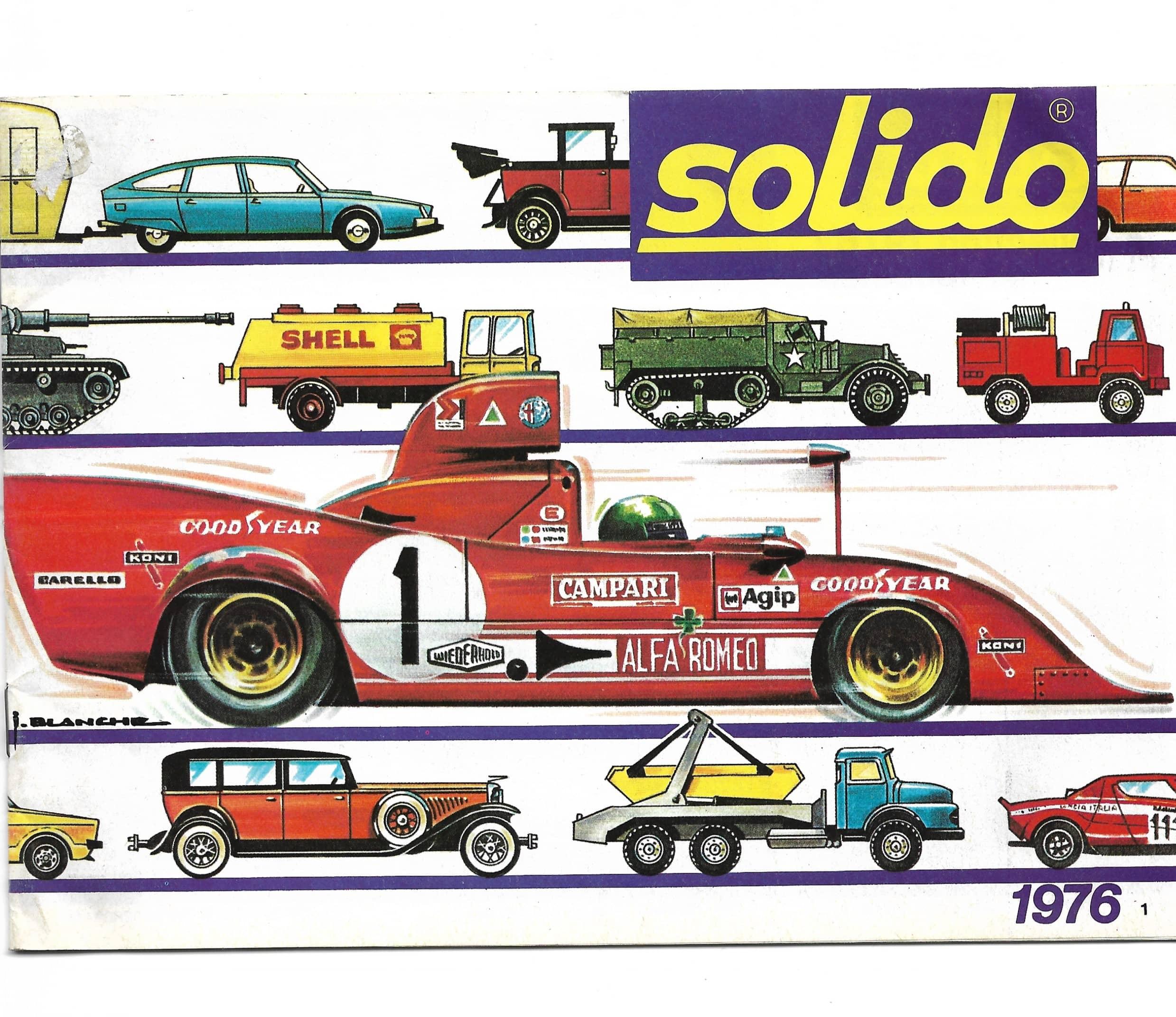 CATALOG SOLIDO FRANCE 1976
