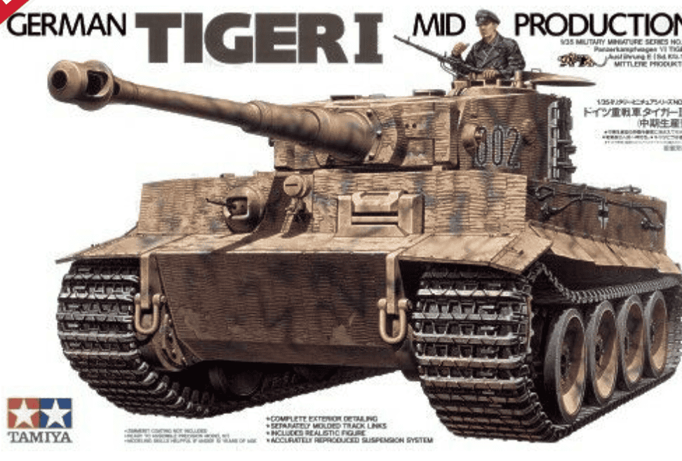 GERMAN TIGER I TAMIYA 1/35°