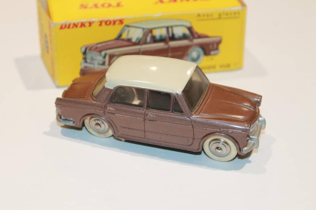 FIAT 1200 GRANDE VUE BROWN 1960 DINKY TOYS 1/43°