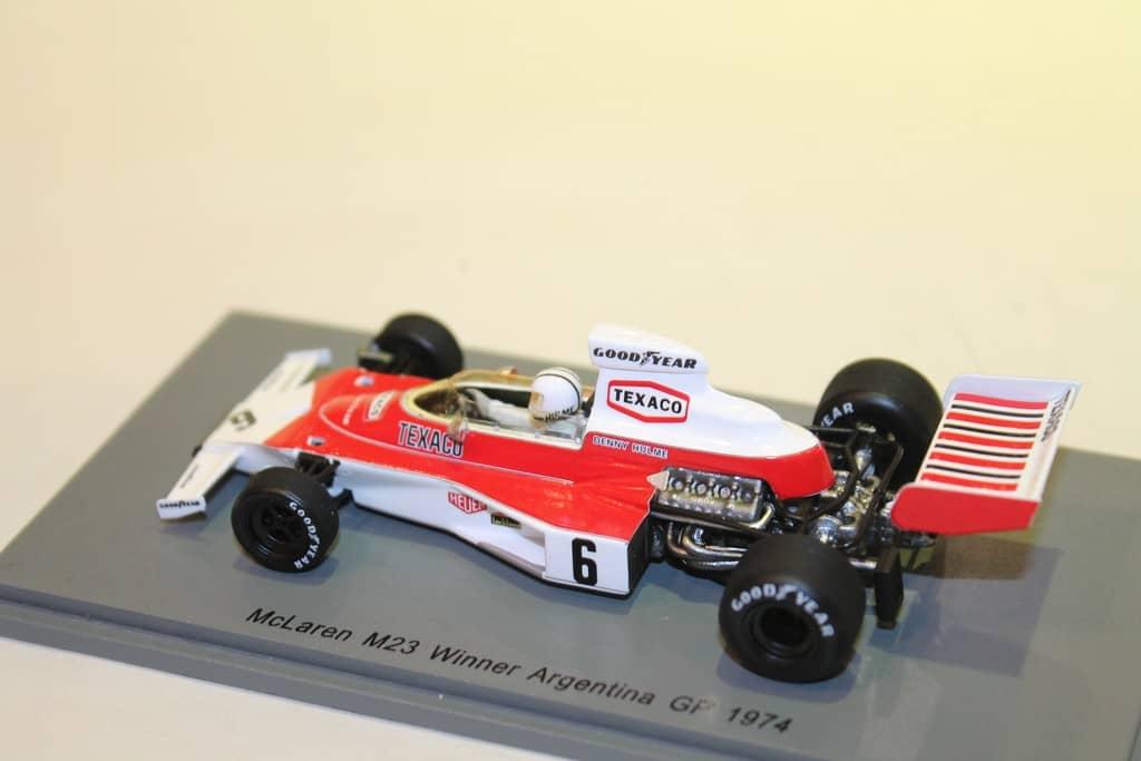 MCLAREN M23 N°6 WINNER ARGENTINE GP 1974 SPARK 1/43°
