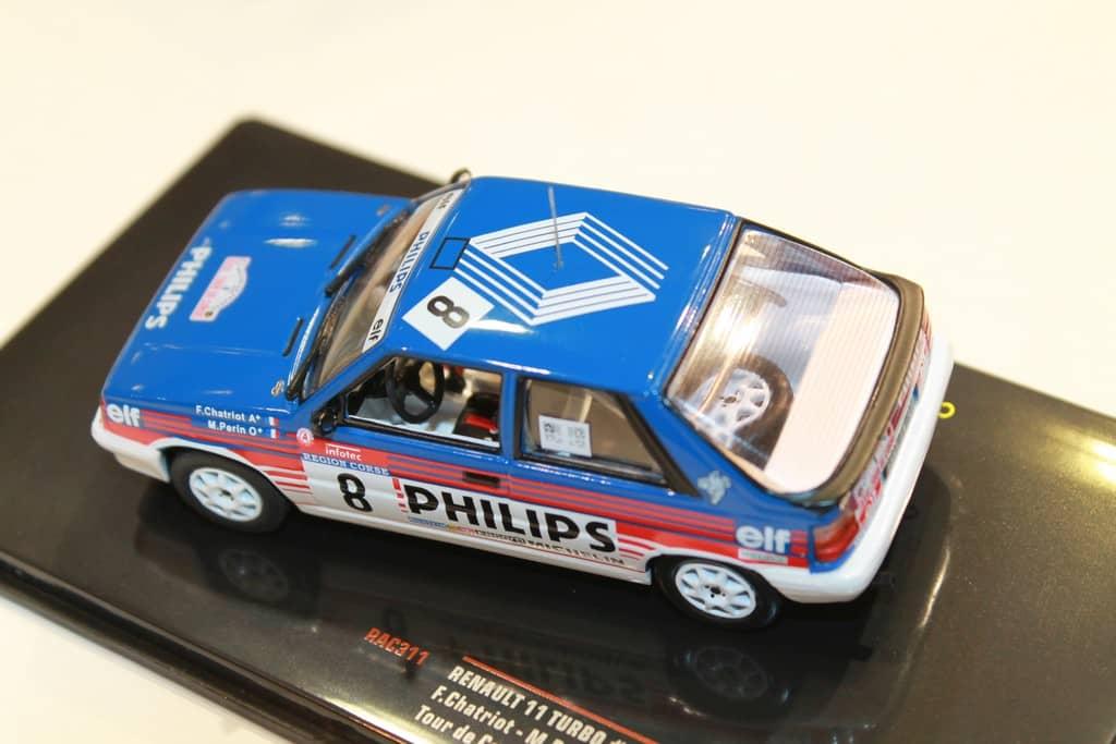RENAULT 11 TURBO N°8 TOUR DE CORSE 1987 IXO 1/43°