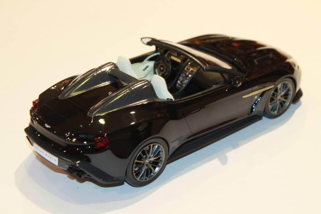 ASTON MARTIN VANQUISH ZAGATO SPEEDSTER BLACK 2018 TOPSPEED 1/18°