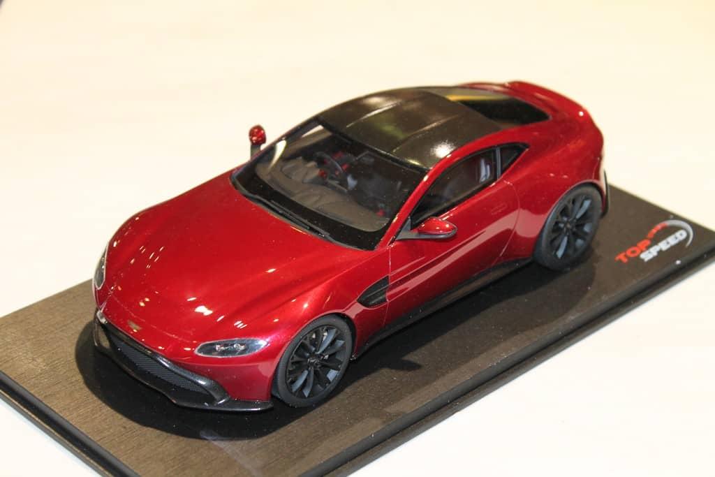ASTON MARTIN VANTAGE RED 2018 TOPSPEED 1/18°