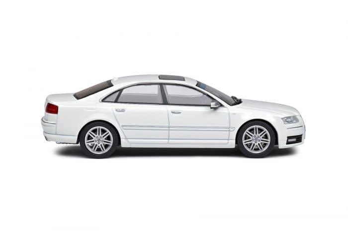 AUDI S8 D3 WHITE SOLIDO 1/43