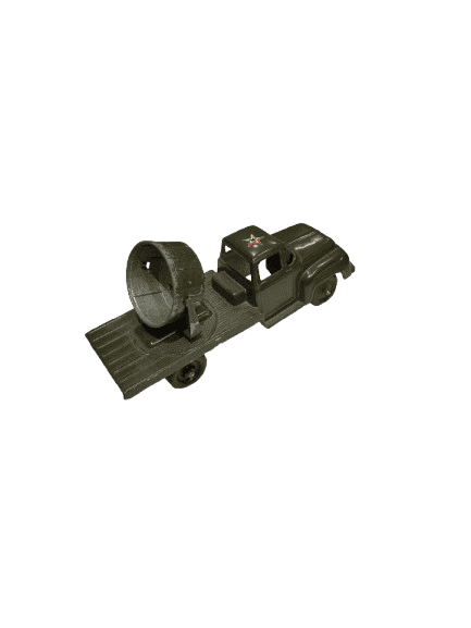 CAMION MILITAIRE PLATEAU TOOTSIE TOYS 1/43