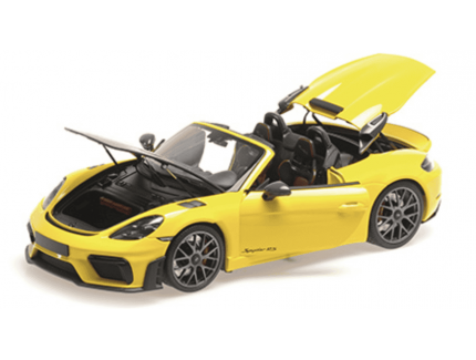 PORSCHE SPYDER RS – 2024 – YELLOW W/ WEISSACH PACKAGE MINICHAMPS 1/18