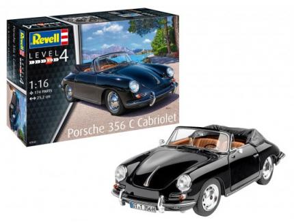 PORSCHE 356 C CABRIOLET REVELL 1/16°