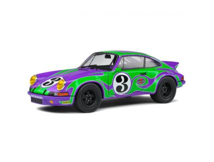 PORSCHE 911 RSR - RSR - PURPLE HIPPY TRIBUTE - 1973 SOLIDO 1/18°