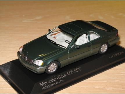 MERCEDES-BENZ 600 SEC 1992 MINICHAMPS 1/43°