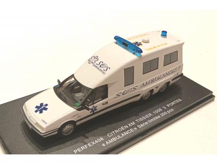 CITROEN XM TISSIER 1008 SOS AMBULANCES PERFEX 1/43°