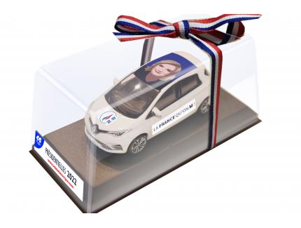 RENAULT ZOE PRESIDENTIELLE 2022 MARINE LE PEN MINIATURES LYON