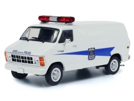 DODGE RAM B250 VAN BLANC 1980 GREENLIGHT 1/43°