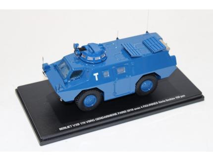 BERLIET VXB 170 VBRG GENDARMERIE PARIS 2018 AVEC 4 FIGURINES PERFEX 1/43°