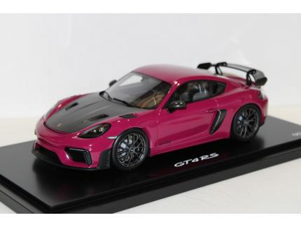 Porsche 718 Cayman GT4 RS 2022 RUBY - SPARK 1/18