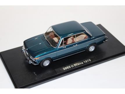 BMW 2002 TI DIANA BLEU 1970 KK SCALE 1/18°