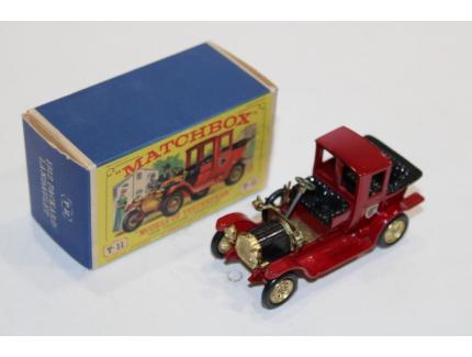 PACKARD LANDAULET ROUGE 1912 MATCHBOX 1/43°