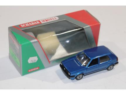 VOLKSWAGEN GOLF 2 BLEU 1987 SCHABAK MODELL 1/43°