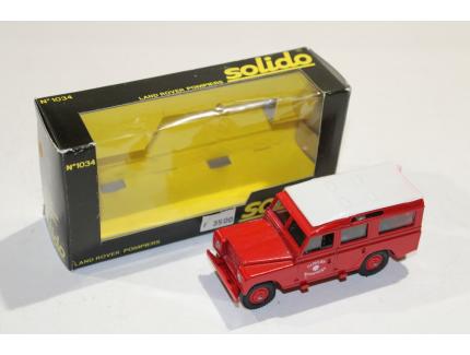 LAND ROVER 109 SAPEURS POMPIERS 1970 SOLIDO 1/43°