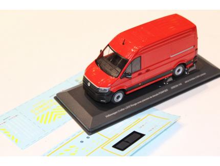 VOLKSWAGEN CRAFTER L2H2 ROUGE + DECALS ODEON 1/43°