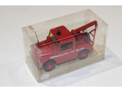 FIAT CAMPAGNOLA DEPANNEUSE SOMMOZZATORI VVF MILANO 1965 OLD CARS 1/43°