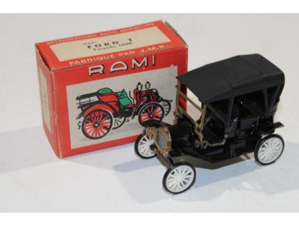 FORD T TORPEDO 1908 NOIR RAMI 1/43°