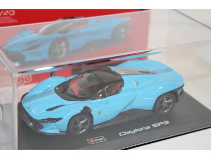 FERRARI DAYTONA SP3 BLEUE 2023 - BURAGO 1/43