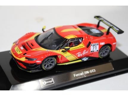 FERRARI 296 GT3 2022 RED - BURAGO 1/43