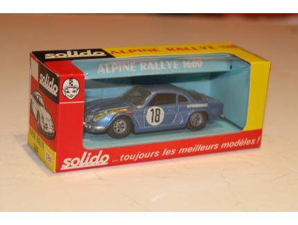 ALPINE RALLYE 1600 SOLIDO 1/43