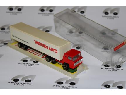 BERNARD SEMI CONTAINER WESTERN AUTO MAJORETTE 1/87